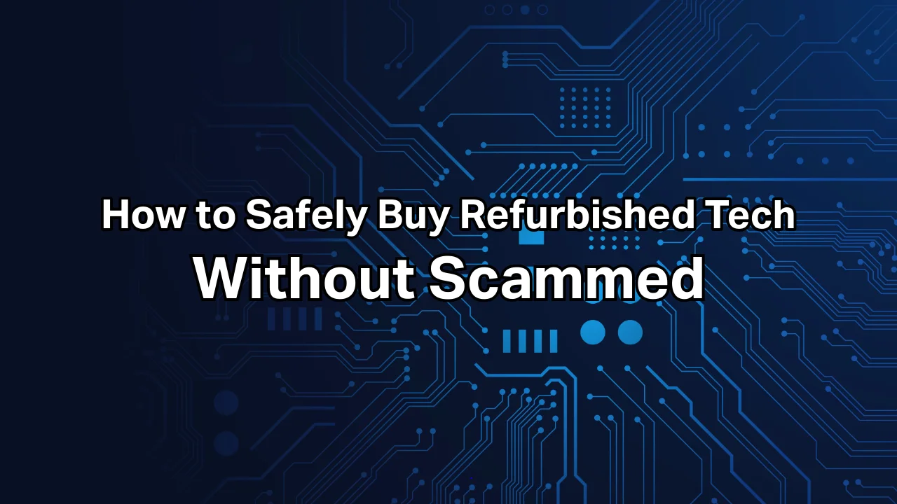 How to Safely Buy Refurbished Tech