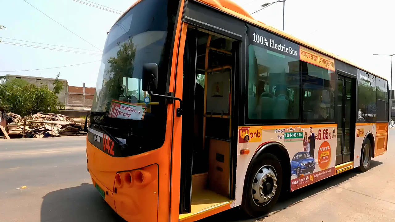 lucknow e-bus city travel